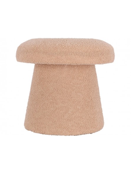 POUF TEDDY 43X38CM BEIGE AAK400110