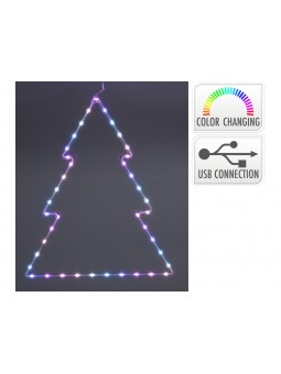 ALBERO 41LED RGB 48X60CM USB AVX000130