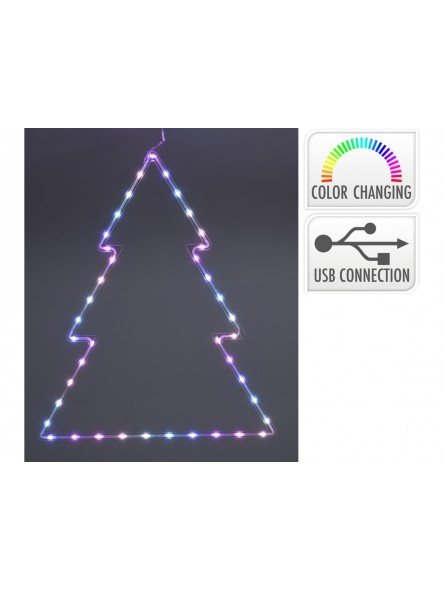 ALBERO 41LED RGB 48X60CM USB AVX000130