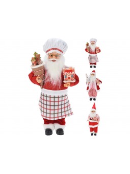 BABBO NATALE CUOCO 45CM 3ASS ADJ000050