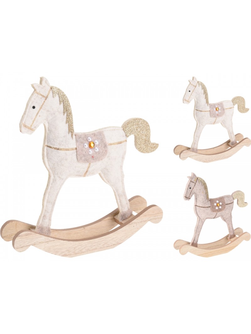 CAVALLO A DONDOLO 22CM 2 ASS GR9003100