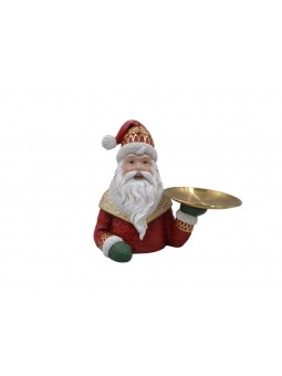 BABBO NATALE C/PIATTO 20X24CM A042