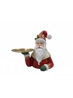 BABBO NATALE C/PIATTO 24X28CM A044