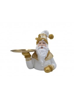 BABBO NATALE C/PIATTO 24X28CM A0616