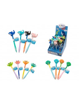 PENNA SFERA ANIMALI MARE C/LED CREAS034