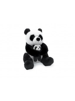 PELUCHE PANDA H.26CM CON BABY 25577