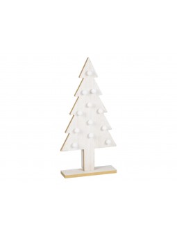 ALBERELLO LEGN.36CM C/LED BIANCO 138454