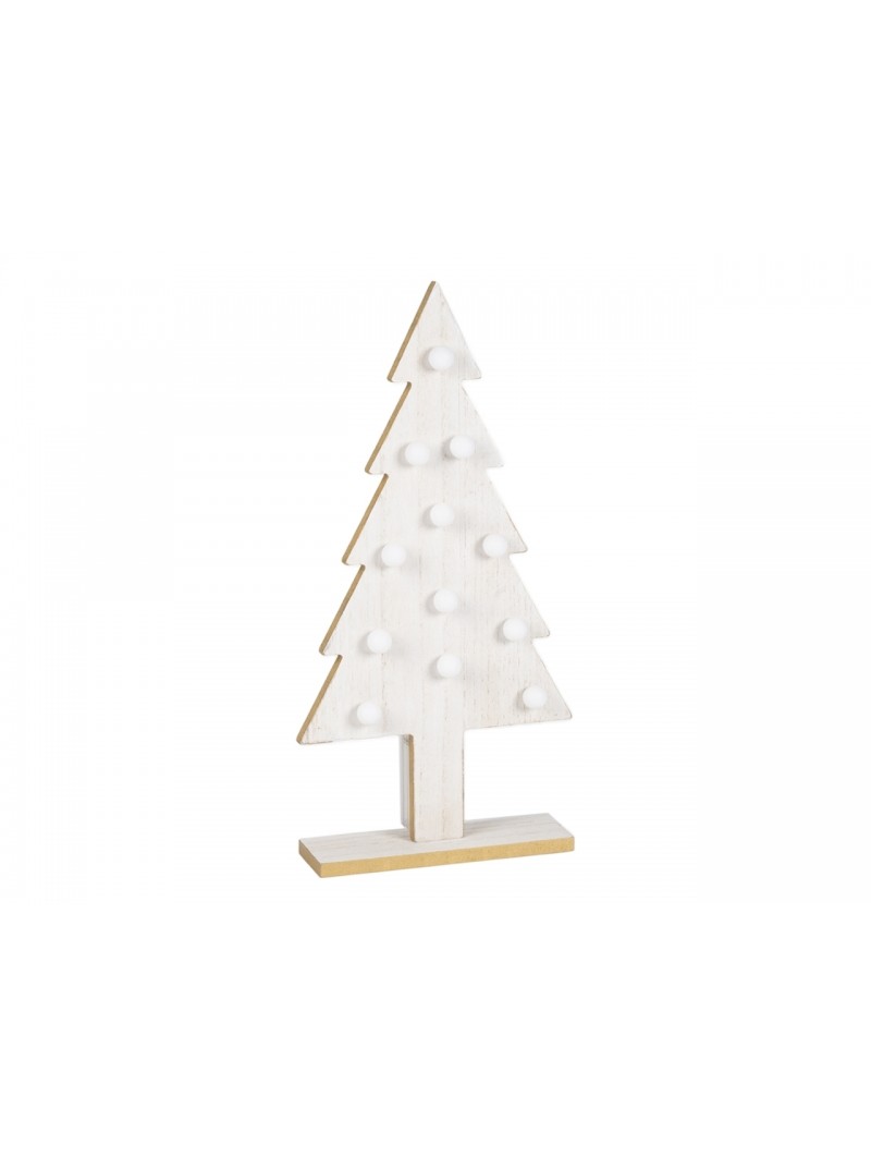 ALBERELLO LEGN.36CM C/LED BIANCO 138454