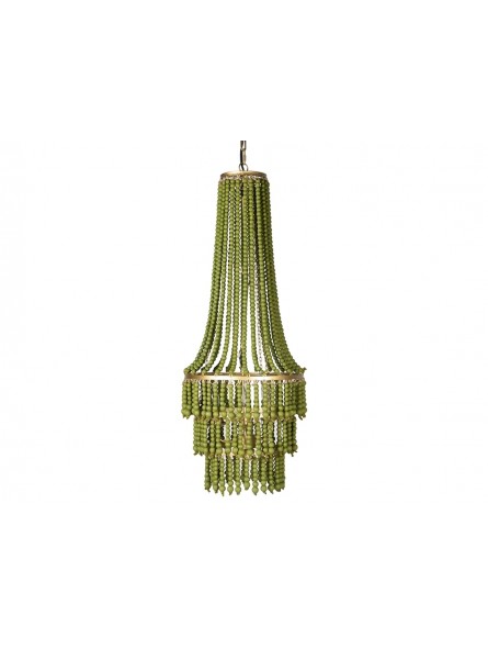 LAMPADARIO 37X105/168CM VERDE 139938