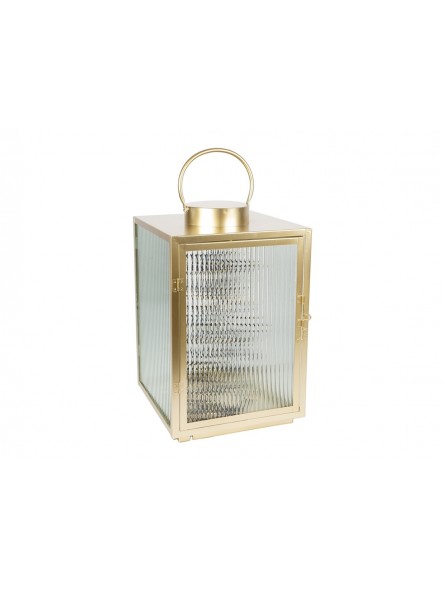 LANTERNA 32X32X50CM C/LED ORO 139961