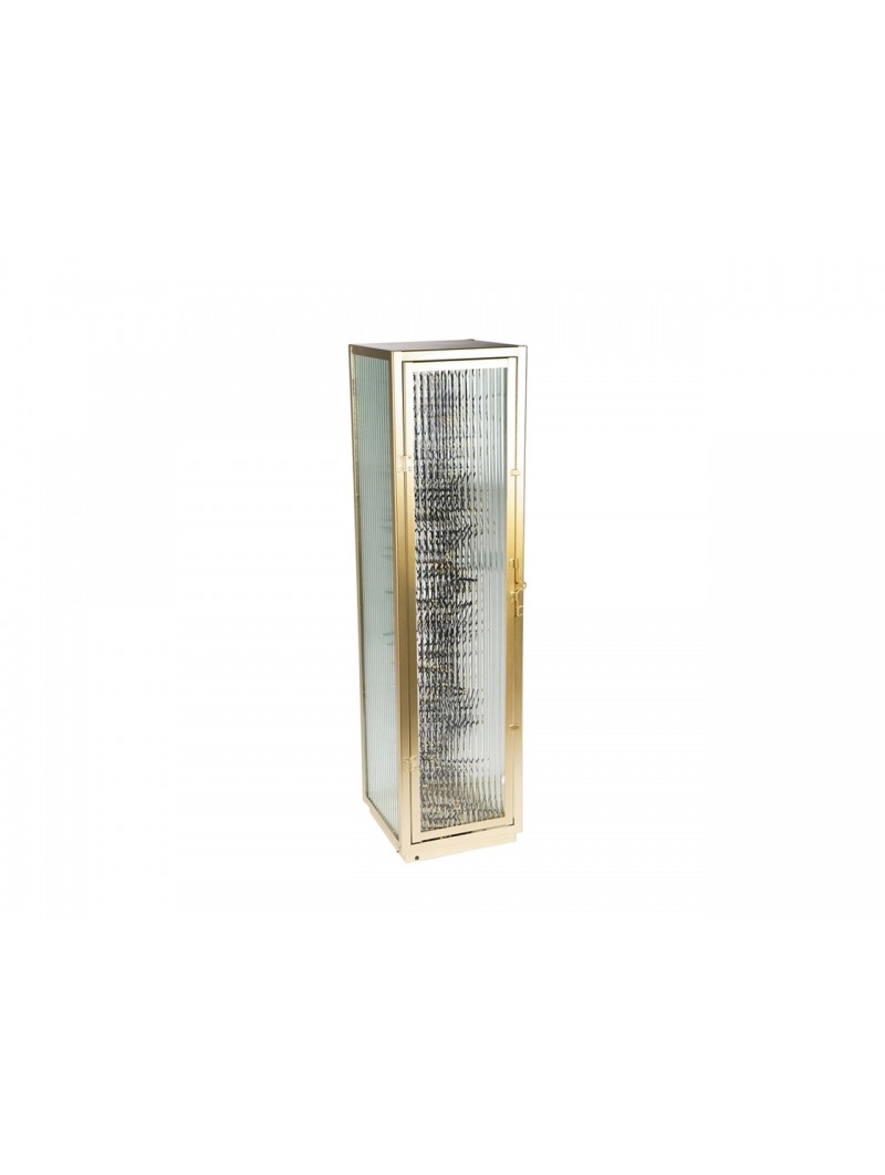 LANTERNA 22X22X85CM C/LED ORO 139963