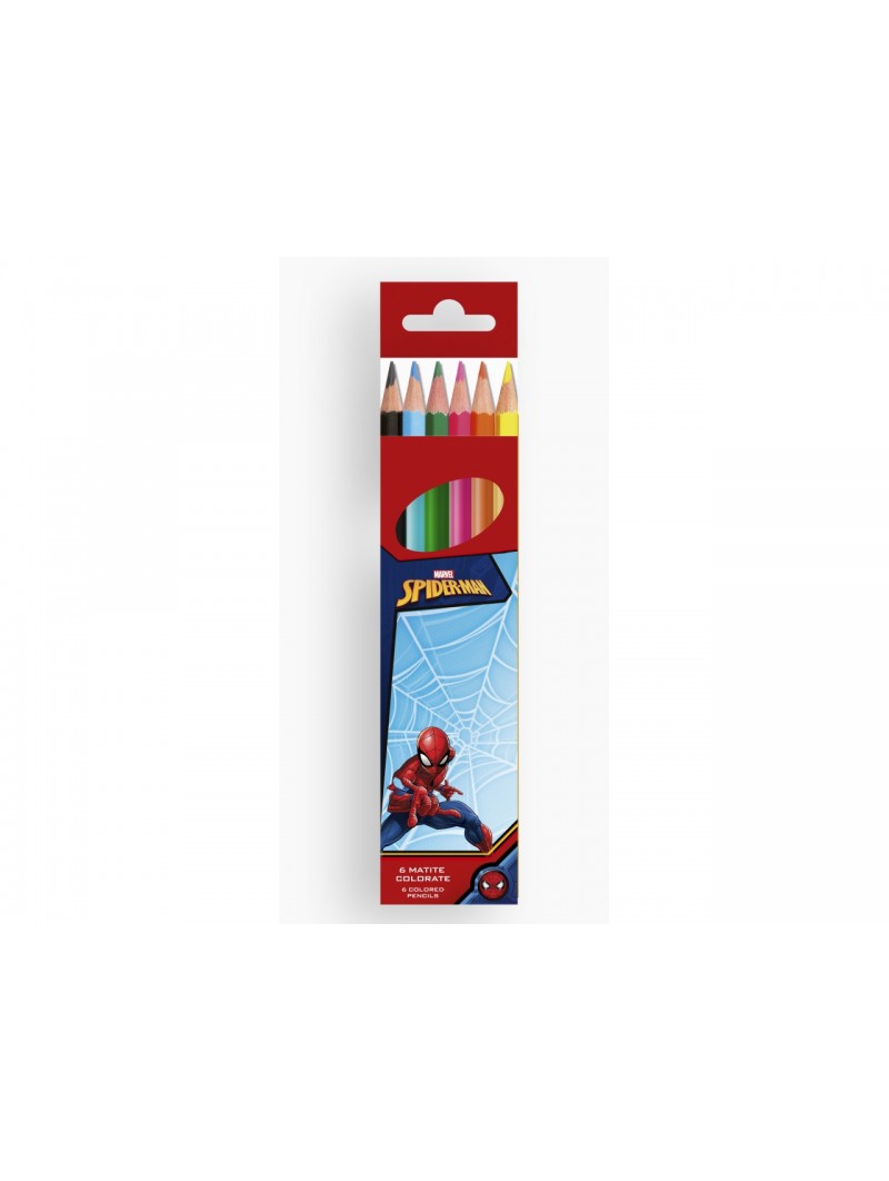 SPIDERMAN COLORI A MATITA 6PZ SP1024