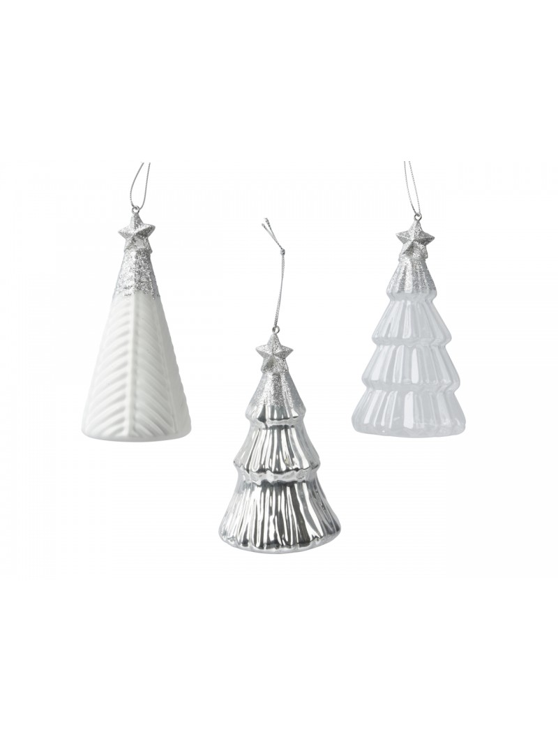 APP. VETRO ALBERO 12,6CM BIANCO 121719