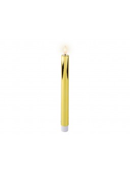 CANDELA LED 2,2X24,5CM ORO BAT 487391