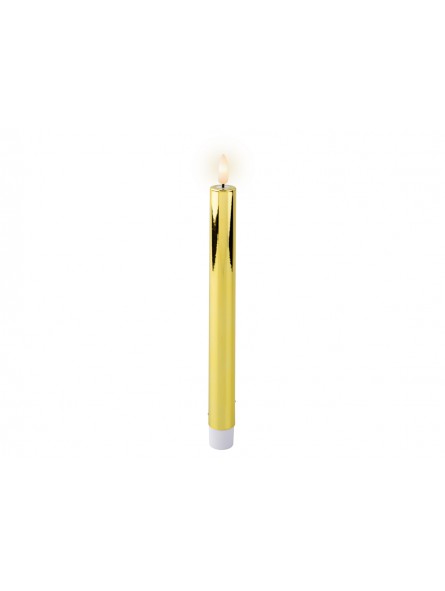 CANDELA LED 2,2X24,5CM ORO BAT 487391