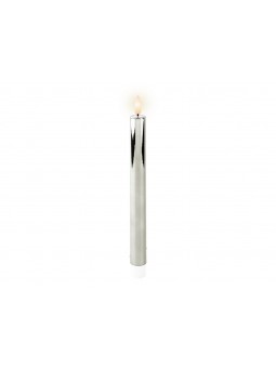 CANDELA LED 2,2X24,5 ARGENTO BAT 487383