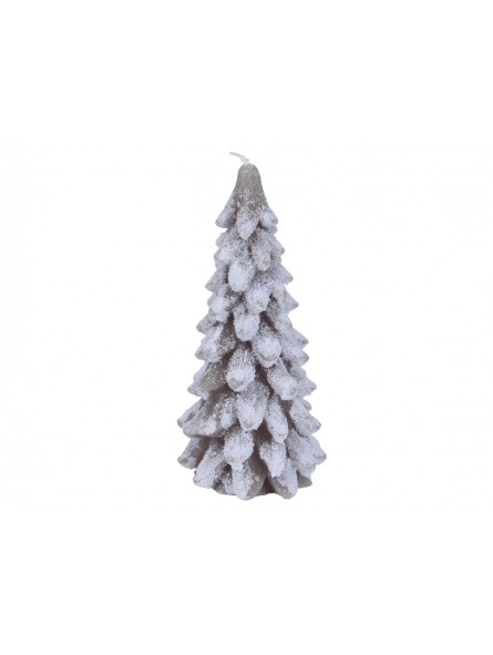 CANDELA ALBERO 9,5X20CM MARRONE 215820