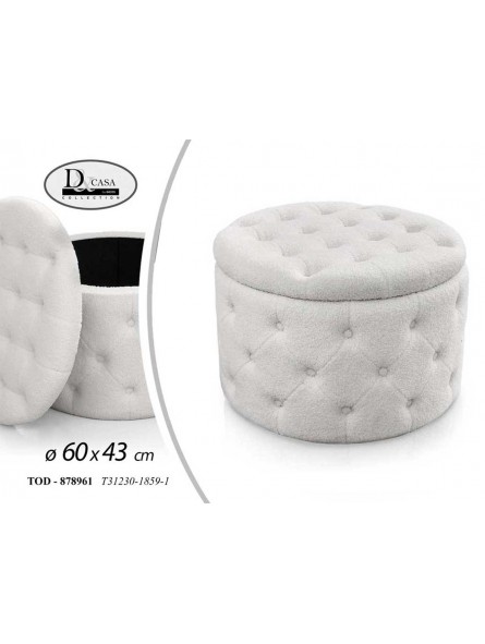 POUF CONTENITORE TEDDY 60X43CM 878961