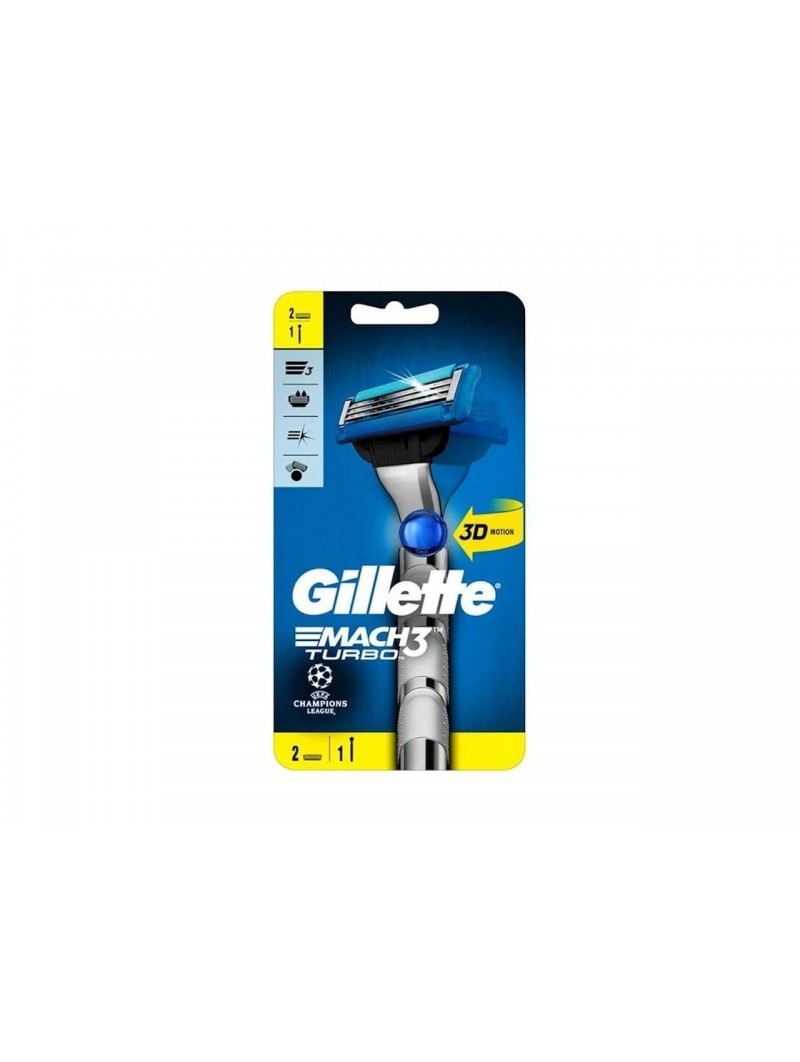 GILLETTE MACH3TURBO RASOIO 2PZ RT11516$