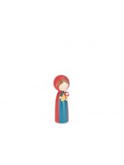 VERGINE MARIA 18,5CM BLU/ROSSA 975555