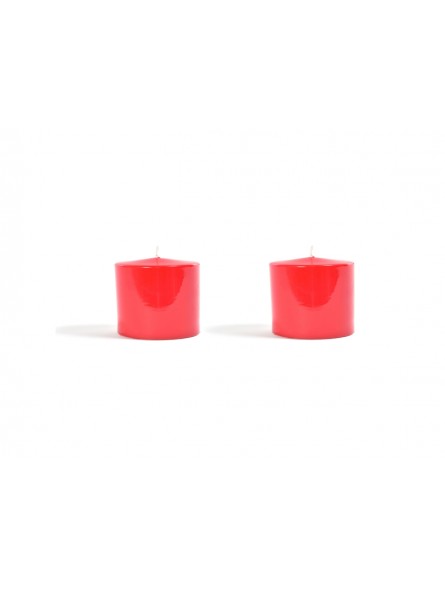 CANDELA PILLAR ROSSE 5X4CM 2PZ 94069