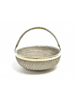 CESTINO RATTAN 32XH.15CM 53841