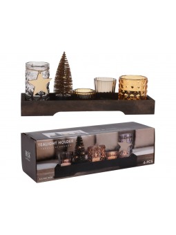 VASSOIO PORTA TEALIGHT 6PZ ASH514230