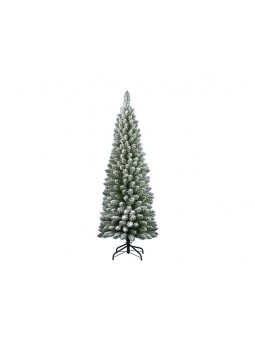 ALBERO DI NATALE SILVESTRE FLOCCATO 210cm 442RAMI