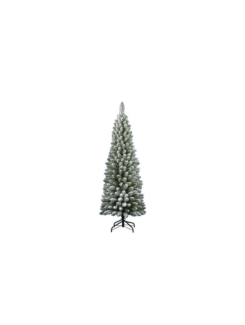 ALBERO DI NATALE SILVESTRE FLOCCATO 210cm 442RAMI