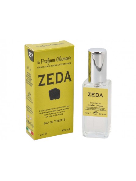 PROFUMO UNISEX 15ML ZEDA 557