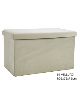 POUF RICHIUDIBILE 76X38CM CREMA 639741