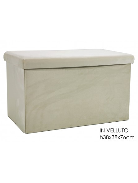 POUF RICHIUDIBILE 76X38CM CREMA 639741