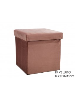 POUF RICHIUDIBILE 38X38CM ROSA 639748