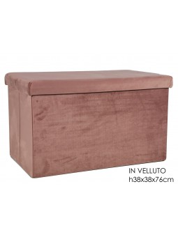 POUF RICHIUDIBILE 76X38CM ROSA 639749