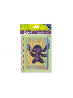 STITCH AGENDA 14X11CM CON PENNA LST0951