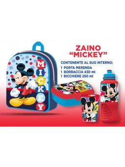 MICKEY ZAINETTO 30CM C/ACC. VP0736MK