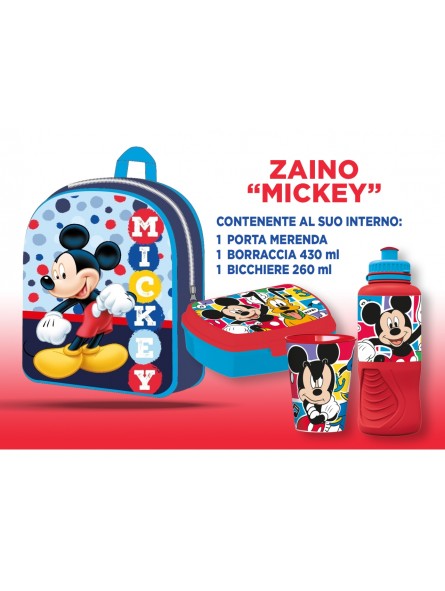 MICKEY ZAINETTO 30CM C/ACC. VP0736MK