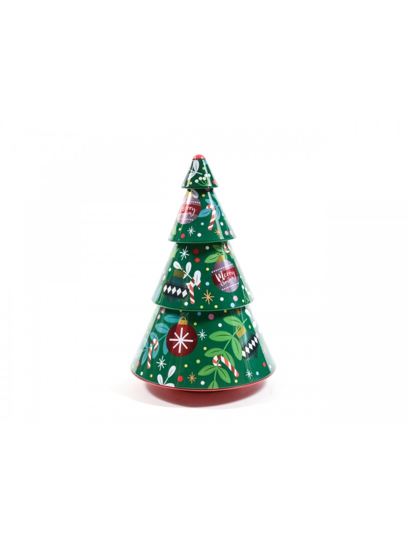 SCATOLA LATTA ALBERO 17X27CM 24668