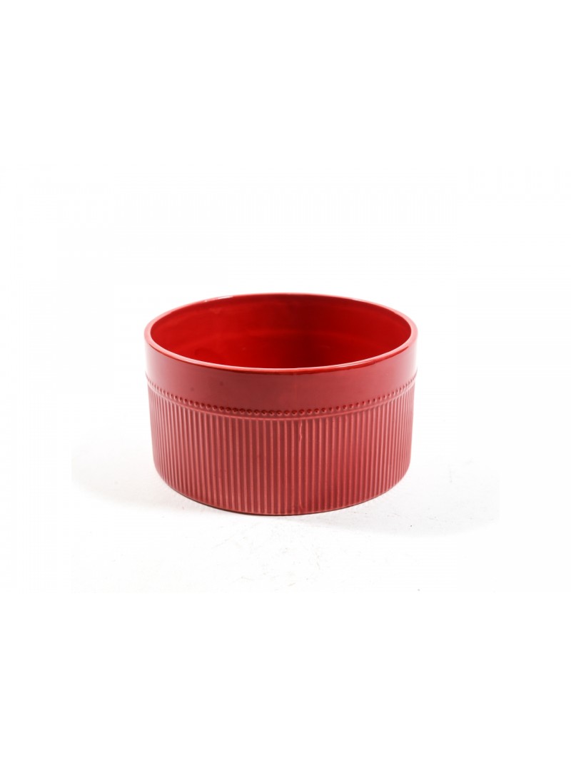 VASO ROSSO CERAMICA 18,5X9,5CM 31246