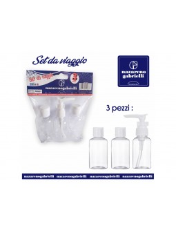 SET DA VIAGGIO 80ML SET DA 3 OGGETTI