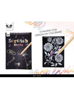 SCRATCH NOTES A5 CON DISEGNI ST7669